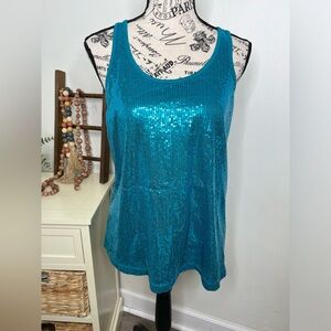 Xhilaration Sequins Tank Top